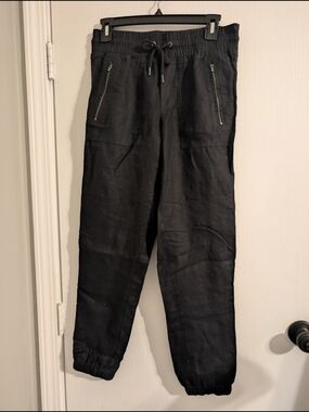 Athleta Black Women's Jogger Pants with Zip Pockets
